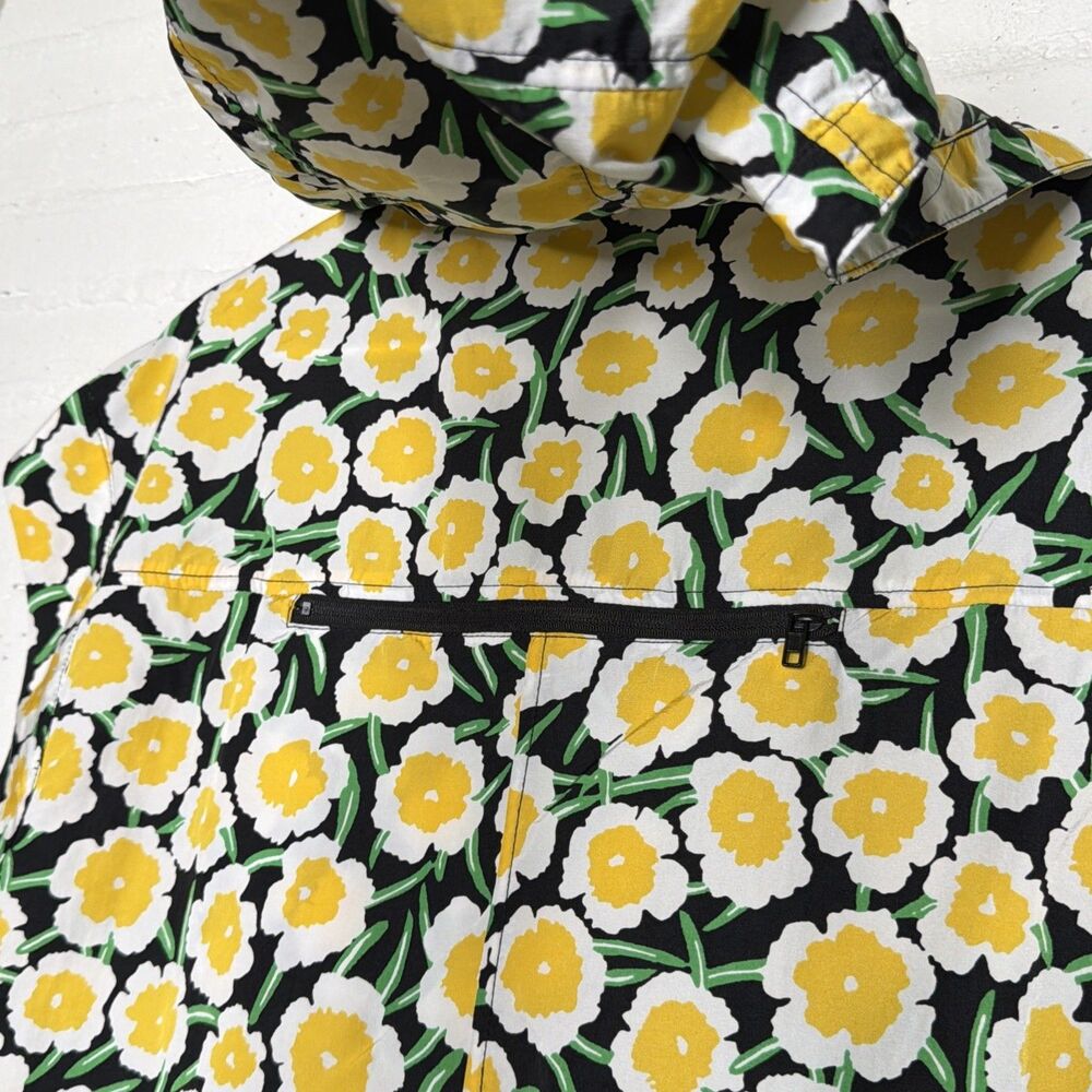 Diane Von Fürstenberg x Target Hooded Vest XS Whimisical Outdoor Gropcore Floral - Picture 9 of 12